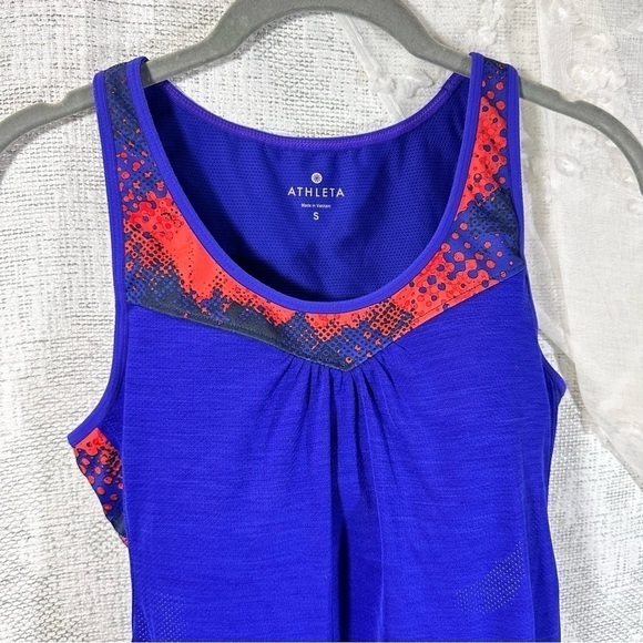 Athleta supercharged tank electro vibrant cobalt size S - Picture 3 of 6